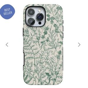 Casely iPhone 16 Pro Sage Garden Floral Case